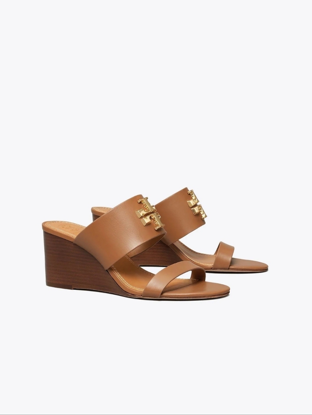 GUC Tory Burch Everly Wedges Royal Tan 10.5